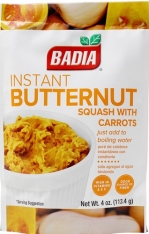 Badia Instant Butternut.Squash with Carrots 4 oz